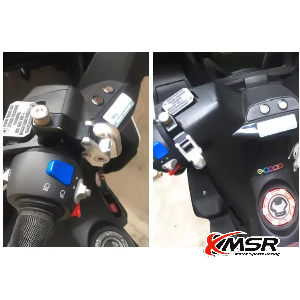 ตะขอเกี่ยวของ ตะขอแขวนของ สำหรับรูหูกระจกขนาด 10mm หรือYamaha Xmax Nmax Honda Click งานอะลูมิเนียม โดย Xmsr