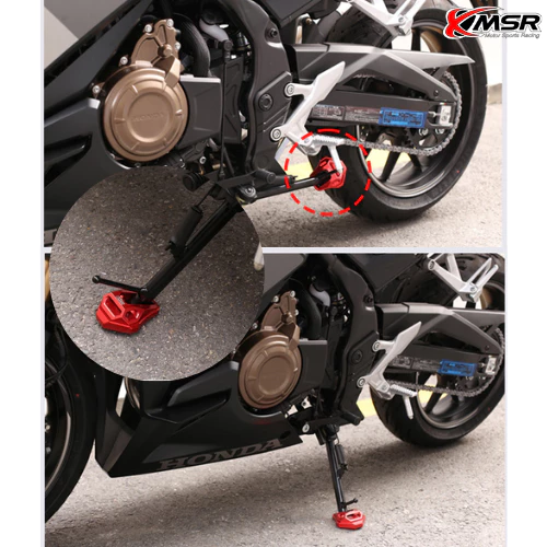ตีนเป็ด HONDA CB500X CB500F CB500R CBR500R CB125R CB300R CB650 CL500 แผ่นรองขาตั้งข้าง อลูมิเนียม โดย Xmsr