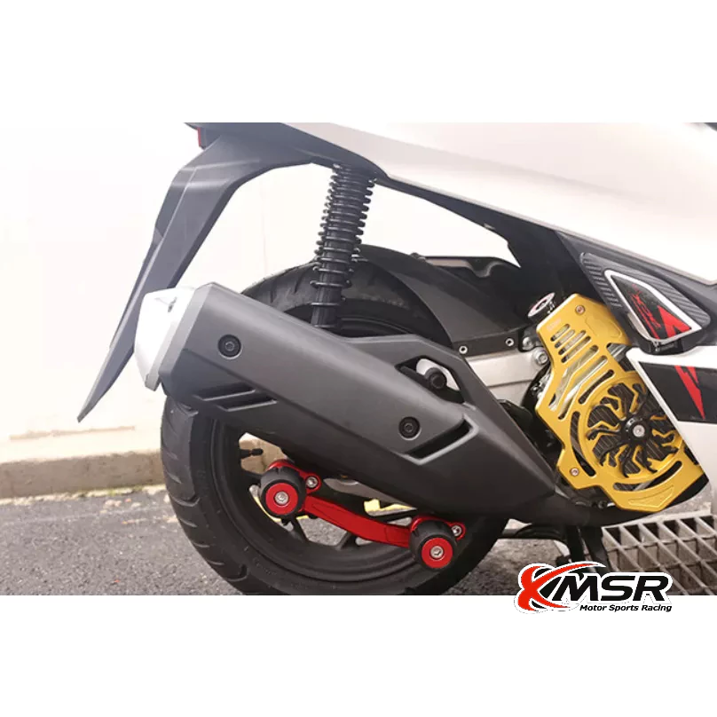 กันล้มข้างท่อไอเสีย Honda Yamaha PCX Xmax Forza กันรอยท่อไอเสีย โดย Xmsr ปรับความยาวได้ อะลูมิเนียม CNC