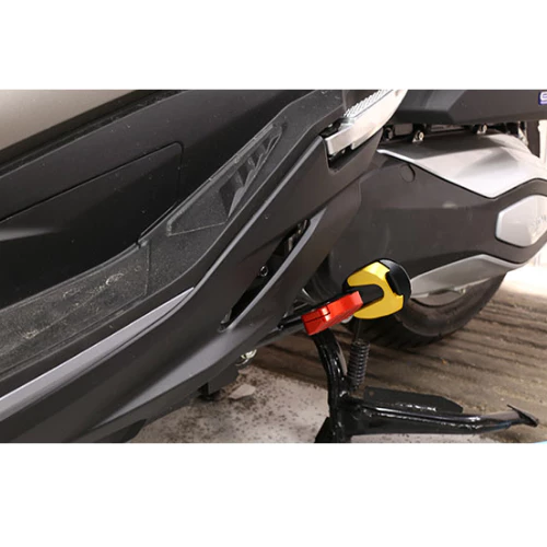 ตัวครอบแกนเขี่ยขาตั้งข้าง HONDA FORZA 300 / 350 ปี 2018 ขึ้นไป ตีนเป็ด ตัวเตะขาตั้งข้าง งานอลูมิเนียม สวยงาม โดย Xmsr