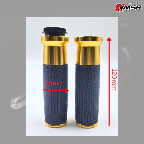 ปลอกแฮนด์อลูมิเนียม CNC ใส่ได้หลายรุ่น ขนาด 22mm HONDA YAMAHA KAWASAKI SUZUKI ปลอกแฮนด์ Universal Hand Grip โดย Xmsr