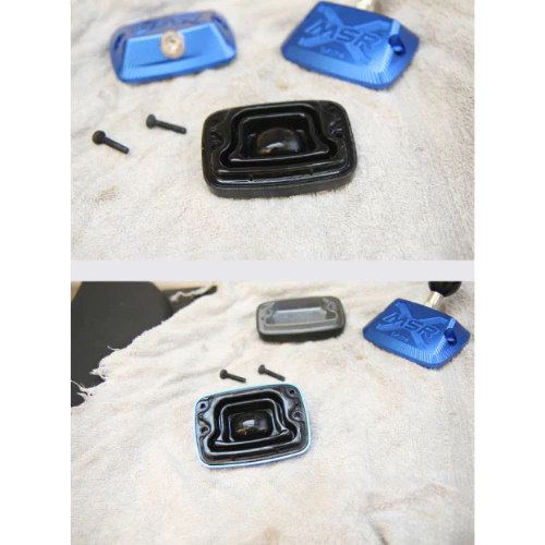 ฝาปิดปั๊มน้ำมันเบรคบน แท้100% ฝาปิดปั๊มเบรคบน Xmsr สำหรับ BMW C 400 ครอบปั๊ม อะลูมิเนียมอัลลอยด์ แข็งแรง ไม่เป็นสนิม
