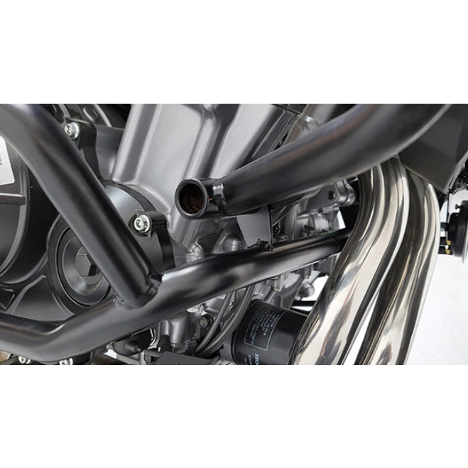 แคชบาร์ กันล้ม สำหรับ HONDA CB500X ปี 2019-2024 สีดำ กันล้มข้าง เต็มคัน บนล่าง งานเหล็กหนาแข็งแรง โดย Xmsr