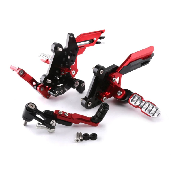 ชุดเกียร์โยง ปรับระดับได้ HONDA CBR650 CB650F CB650 ปี 2014-2018 พักเท้า อะลูมิเนียม *สินค้าอาจจะมีรอยจากการขนส่ง* Xmsr