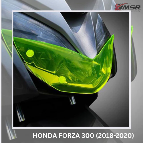 ครอบไฟหน้า HONDA FORZA 350 และ FORZA 300 อะคลิลิคหนา สีเขียวสะท้อนแสง พร้อมแถบกาว 3M กรอบไฟหน้า ทนทาน คุณภาพดี โดย Xmsr