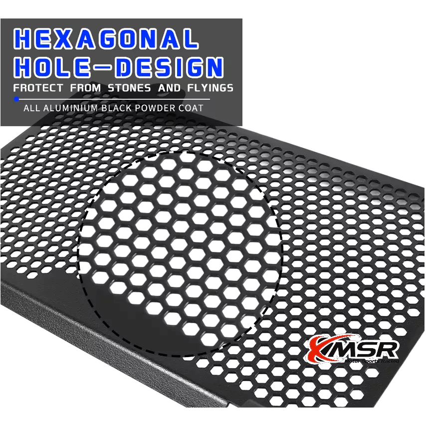 แท้ 100% การ์ดหม้อน้ำ Honda CB500X ตะแกรงหม้อน้ำ กันหม้อน้ำ กาดหม้อน้ำ Xmsr พาวเดอร์โค้ทดำ น้ำหนักเบา มีขายส่ง